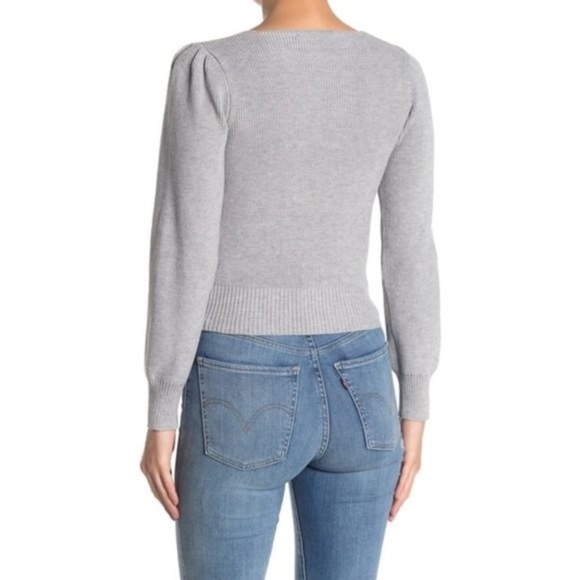 ASTR the Label Sweetheart Neck Cropped Sweater - Picture 2 of 7